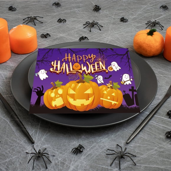 Deals of The Day Clearance! Purple Pumpkin Appearance Halloween Theme Soft And Skin Friendly Party Supplies Pack Of 20 Disposable Tissues