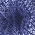 thumbnail image 1 of Ahgly Company Tapis d'Intérieur Lavable en Machine Carré Transitionnel Bleu Minuit, 6 Pieds Carré, 1 of 7
