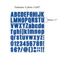 thumbnail image 2 of Uxcell 1 inch Self Adhesive Waterproof Vinyl Letter Number Sticker Set, 8 Sheet Dark Blue, 2 of 6