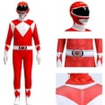 thumbnail image 5 of Power Rangers Combinaison pour Enfants, costume de Cosplay, Combinaison de Jeu pour Fête Costumée, 5 of 5