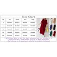 thumbnail image 3 of Kcodviy Robe Longue Ample Décontractée Unie à Manches Courtes T-Shirt Longueur Genou Robe pour Femmes Robe Grande Taille Robes d'Été pour Femmes Robes d'Été pour Femmes Travail Décontracté Robes Midi pour Femmes, 3 of 4