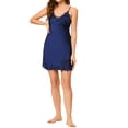thumbnail image 2 of INSPIRE CHIC Nuisette d'Été en Satin pour Femme Aguichant Lingerie Robe Bleu G, 2 of 5