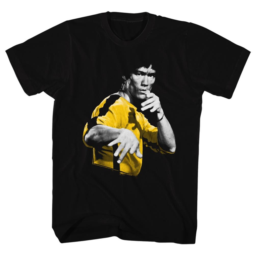 Bruce Lee Icons Hooowah Adult Short Sleeve T Shirt