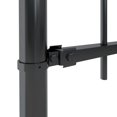 thumbnail image 3 of vidaXL Garden Fence with Hoop Top Steel 17x1.2 m Black, 3 of 4