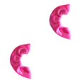 thumbnail image 1 of relayinert Lot de 2 Housses de Patins à Glace Élastiques Protège-Chaussures à Roulettes Unisexe Réutilisables Lavables Portatives Protection de Patinage Fournitures Rose 2Ensemble, 1 of 6