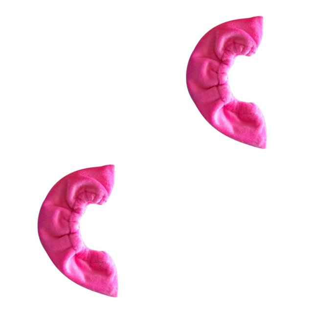 relayinert Lot de 2 Housses de Patins à Glace Élastiques Protège-Chaussures à Roulettes Unisexe Réutilisables Lavables Portatives Protection de Patinage Fournitures Rose 2Ensemble