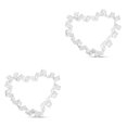thumbnail image 2 of QualitChoice Xmas Double Layer Cloth Decorative Ribbon Lights Holiday Christmas Tree Room Bar Coffee Shop Ornaments Silver, Warm 2M 2Set, 2 of 6