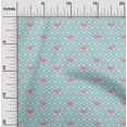 thumbnail image 1 of oneOone Viscose Chiffon Fabric Geometric & Flamingo Bird Decor Fabric Printed BTY 42 Inch Wide, 1 of 4
