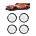 thumbnail image 1 of 4 Pcs Pneu, Roues RC 1/8 GT Adhérence Forte Pneus de Course sur Route Usure sur Roues de Route avec Adaptateur 17 mm, 1 of 8