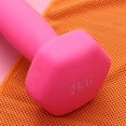 thumbnail image 2 of OULII One Pair Workout Dumbbell Iron Frosted For Women Lose Weight, 2 of 5
