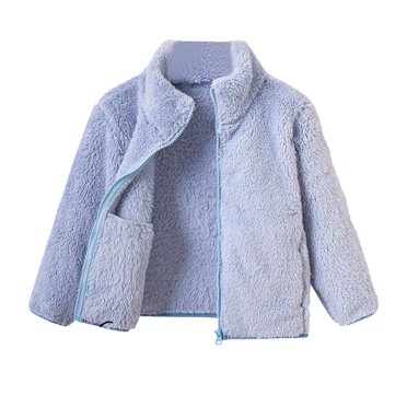TIWEKE Toddler Fleece Jacket,Girls and Toddlers' Full Zip Jacket,Sizes 4-5 Years