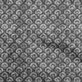thumbnail image 1 of oneOone Velvet Gray Fabric Asian Batik-Japanese Pattern Sewing Material Print Fabric By The Yard 58 Inch Wide, 1 of 4