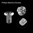 thumbnail image 4 of Unique Bargains M8x16mm Plastic Phillips Machine Screws, PC Flat Head Machine Bolts 25 Pack, 4 of 4