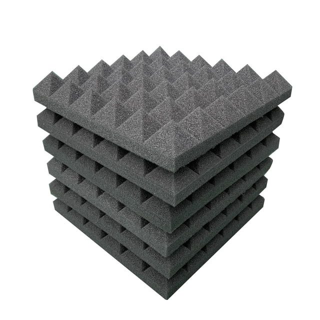 TIMIFIS Sound Insulation Sponge 6Pcs Acoustic Foam Stop Absorption Sponge Ktv Soundproof Home Decor