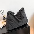 thumbnail image 3 of Women Padding Shoulder Bag Soft Cloud Puffer Bag with Zipper Versatile Sling Bag, 3 of 9