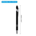 thumbnail image 2 of Unique Bargains Ballpoint Pen with Stylus Tip, Medium Point, 1.0mm, Black Ink, 6 Pack, 2 of 5