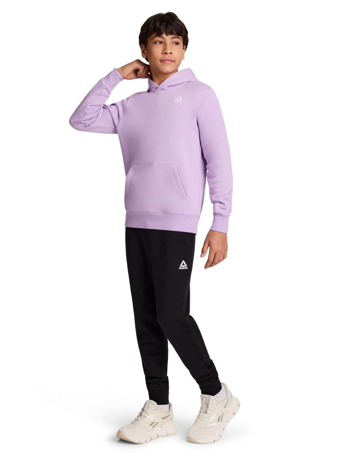 Reebok Chandail à capuchon athlétique Game Day en molleton pour garçon