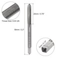 thumbnail image 2 of Unique Bargains 5 Packs 8-40 UN 2B High Speed Steel 6542 Straight Flutes Machine Screw Thread Taps, 2 of 5