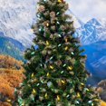 thumbnail image 4 of Novelty Lights 24FT 70 LED C6 Christmas String Lights, Green & Yellow, 4 of 8