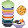 thumbnail image 1 of 12PCS 4.5 OZ Small Dessert Bowls, Small Plastic Bowls,Unbreakable Wheat Straw Dipping Bowls, Mini Prep Bowls for Salsa, Side Dishes, Snacks, Fruit, Desserts, Appetizers, 1 of 7