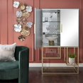 thumbnail image 3 of Sagebrook Home S/2 Wood 10/12" Velvet Jewelry Box, Blush, 3 of 3