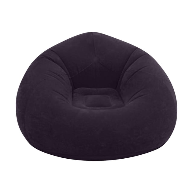 Prime Day Deals Flocking PVC Inflatable Sofa Portable Inflatable Lounger for Camping & Beach Inflatable Couch for Indoor and Outdoor Camping Couch Inflatable Flocking Couch