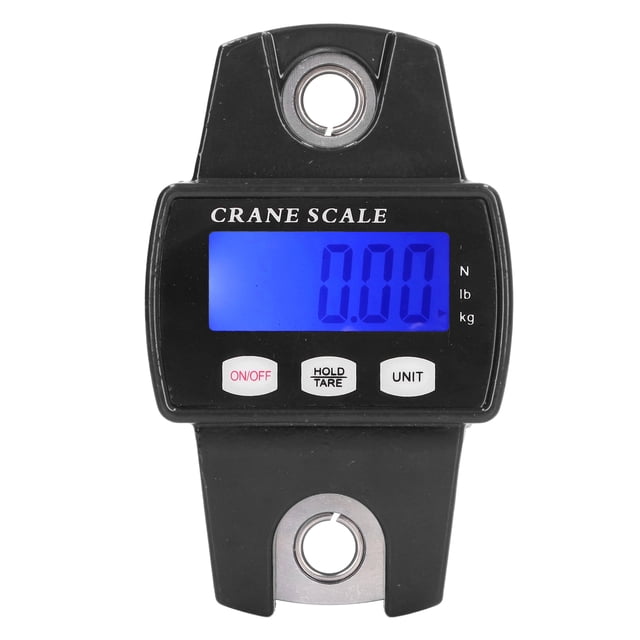 Digital Crane Scale, Accurate Read Easy To Assemble Handheld Hanging Scale Mini Size Portable 300kg For Farming For Fish Weighing Black