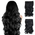 thumbnail image 1 of This Product Is A Luxurious 22 Inch Long Plug-In Hair Extender, Which Makes Your Hair Fuller And Longer In An Invisible And Painles Way., Catch The Hair, 1 of 3
