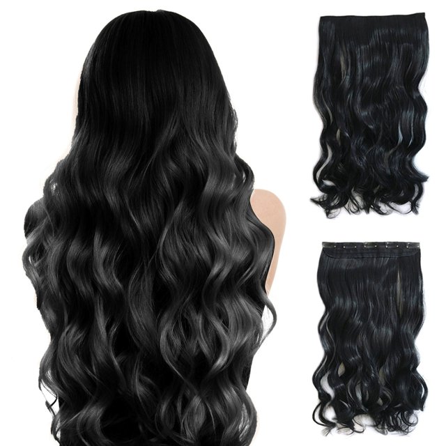 This Product Is A Luxurious 22 Inch Long Plug-In Hair Extender, Which Makes Your Hair Fuller And Longer In An Invisible And Painles Way., Catch The Hair