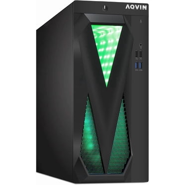 AQVIN Infinitylite Tour PC RGB - Processeur Intel Core i7 jusqu'à 4,0 GHz - 16 Go de RAM DDR4 - SSD NVMe 256 Go - Wi-Fi, Windows 11 Pro