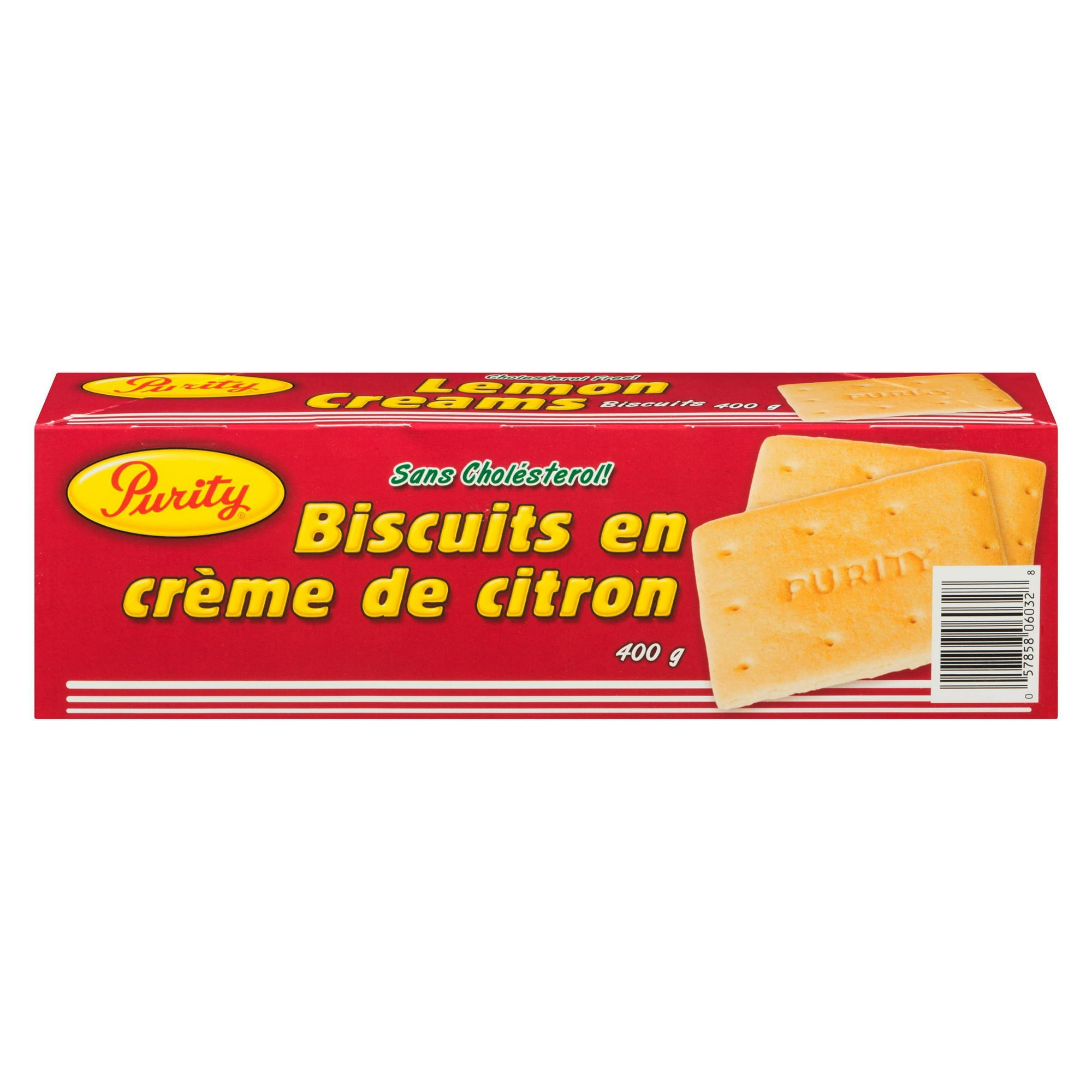Biscuits Purity à la crème de citron
