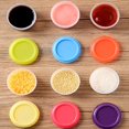 thumbnail image 3 of SUTENGDA Salad Dressing Container- 35ml Small Containers with Lids Leakproof Condiment Containers  Reusable Plastic Sauce Containers Stackable Small Dipping Sauce Cups Set Without BPA (4, 3 of 8
