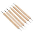 thumbnail image 1 of Indentation Pens, 6 Pcs Double End Tracing Dotting Stylus Sturdy Durable  For Leather Sleeve Punching For DIY, 1 of 8