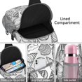 thumbnail image 2 of Tropical Seafood and Beach Themed Lightweight Sling Backpack Multipurpose Crossbody Bag with Layered Storage Durable and Stylish for Travel Hiking and Daily Use, 2 of 3