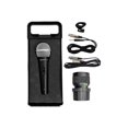 thumbnail image 1 of Rockville High-End Metal DJ Handheld Wired Microphone Mic w (2) Cables (RMC-XLR), 1 of 7