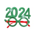 thumbnail image 1 of Unatoiry Wide Applications Versatile 2024 Glasses Frame For Any Occasion Universal Size Party Supplies green 1Set, 1 of 6