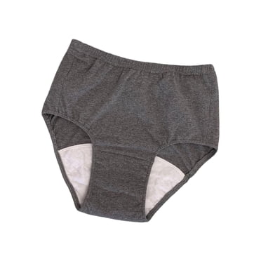 Elderly Diaper Soft, Washable, Reusable, Waterproof Underwear Nappy Diaper Cover Incontinence Briefs for Adults Men Women Elderly Seniors , Dark