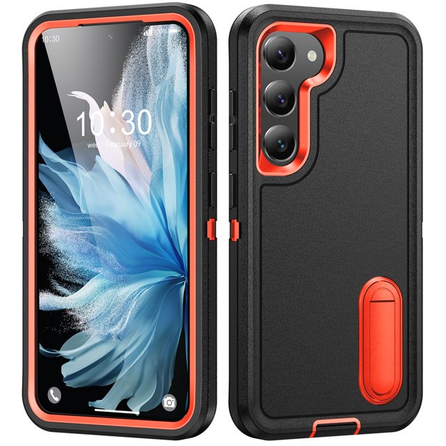for Samsung Galaxy S23+ 5G Case, Samsung Galaxy S23+ Phone Case with Built in Kickstand, Shockproof/Dustproof/Drop Proof Heavy Duty Military-Grade Rugged Protective Cover for Samsung Galaxy S23+ 5G