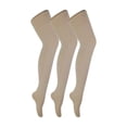 thumbnail image 1 of 3 Pair Multipack Womens Coloured Opaque 80 Denier Tights | Sock Snob | Plain Block Colour Tights, 1 of 2