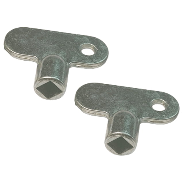 Clé de valve d'Échappement de Radiateur Carrée 55mm Accessoires de Radiateur Matériau en Alliage de zinc