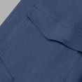 thumbnail image 4 of Timegard Pants for Women Low Waisted Drawstring Cinch Bottom Straight Leg Outdoor Cargo Pants with Pockets, 4 of 7