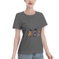 thumbnail image 2 of T-Shirt Basique à Manches Courtes pour Femmes une Pièce, 2 of 6