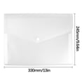 thumbnail image 2 of New A4 Organ Bag 5 Folder Storage Bag Horizontal Portable Thickened File Bag, 2 of 4