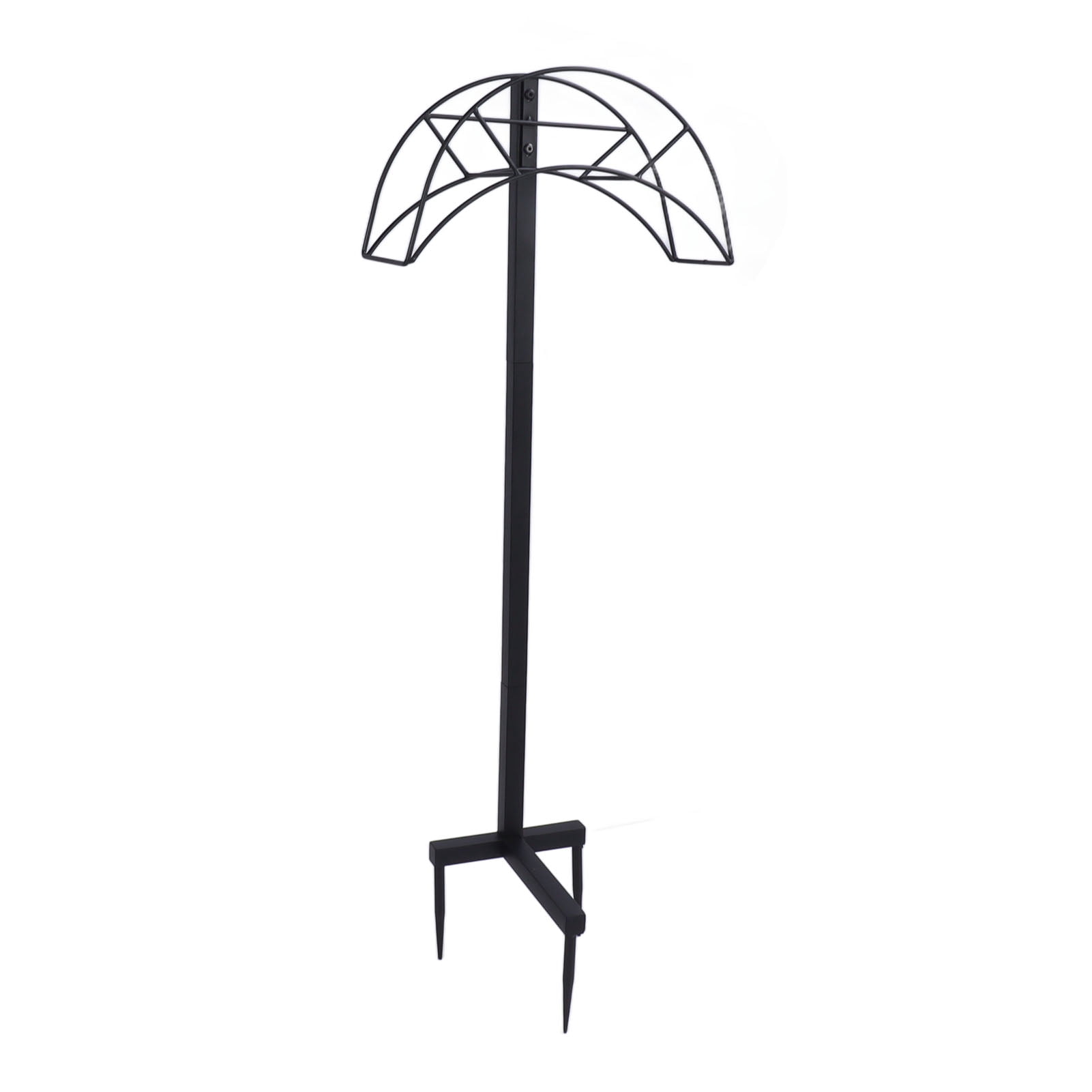 Heavy Duty Detachable Garden Hose Holder For Freestanding Water Hose Storage Stand Rack, Stable And Durable Iron Hose Hanger