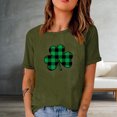 thumbnail image 2 of QIPOPIQ T-Shirts à Manches Courtes pour Femmes à Col Rond St. Patrick's Day T-Shirts Shamrock T-Shirt Vert Hauts St Patricks Day T-Shirts T-Shirt Ample T-Shirts de Vacances T-Shirts Graphiques Aubaines, 2 of 4
