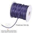 thumbnail image 3 of Unique Bargains Beading Thread Bracelet Weave Bead Craft Cord 3mm 39M/Roll (42-Yards) Decorative String, Purple, 3 of 7