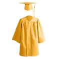 thumbnail image 1 of YUTK Ensembles 2 Pcs pour Filles Survêtement, Ensemble de Tenue de Performance de Collation des Grades pour Enfants à Manches Longues pour Bacheliers et Femmes, Chemisiers à Manches Longues à Col Rond, Ensembles de Chemises en Liquidation Jaune, 1 of 2