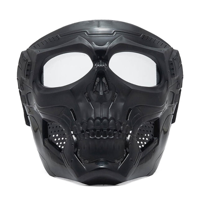 FHBVT Motorcycle Shield Windproof Riding Glasses and Skiing Goggles for Outdoor Protection against Wind and Road Debris with Stylish Skull Design for Safe Riding Outdoors Anywhere