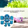 thumbnail image 3 of ZheElen 7 Pieces Adjustable Roller Skating Protector Toddler Set Good Heat Dissipation Elbow Pads for Riding Outdoor Type 1, 3 of 6
