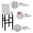 thumbnail image 3 of Housse Extensible pour Tabouret de Bar pour Housses de Chaise Latérale Hauteur Bar, 3 of 8